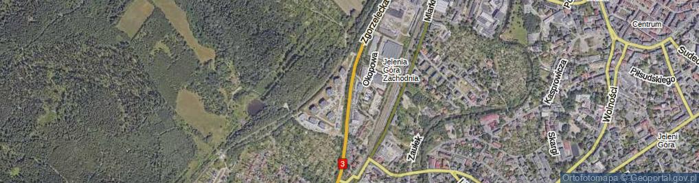 Zdjęcie satelitarne Zgorzelecka ul.